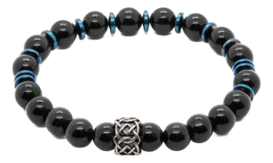 Spiritual Black Onyx Beaded Bracelet
