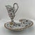 French Provincial 1910 Porcelain Shaving Service Pitcher and Plate Set- 2 Pieces For Sale - Image 3 of 12