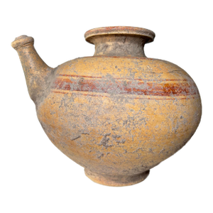 Sriwijaya Pottery Pouring Vessel, Kendi, 10th Century, Cambodia - 1 Piece