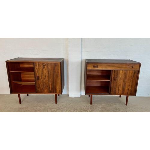 Wood Vintage Danish Rosewood Sideboards, 1960s, Set of 2 For Sale - Image 7 of 18