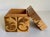 Original Signed Lidded Marquetry Small Wood Box For Sale - Image 9 of 10
