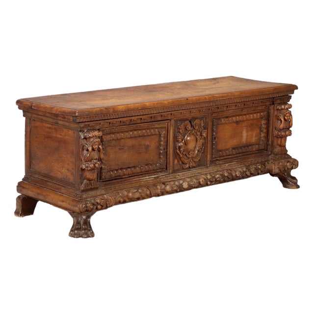 Baroque Chest in Walnut For Sale