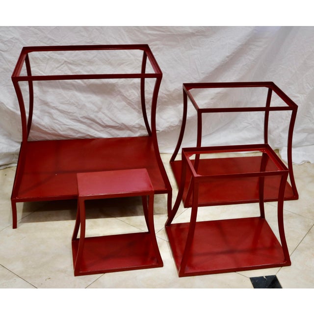 Chinoiserie Chinoiserie Pagoda Etagere 5 Shelf Display For Sale - Image 3 of 3