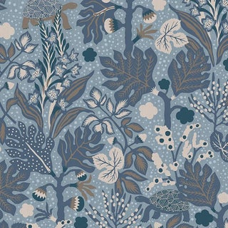 Sample - Borastapeter Turgräs Wallpaper in Blues For Sale