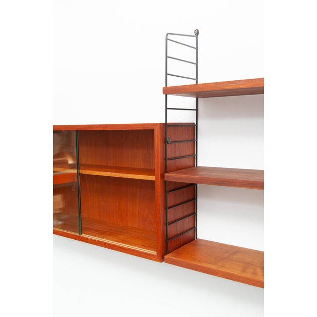 Wood String Wall Shelf by Kajsa & Nisse Strinning, 1950s For Sale - Image 7 of 11