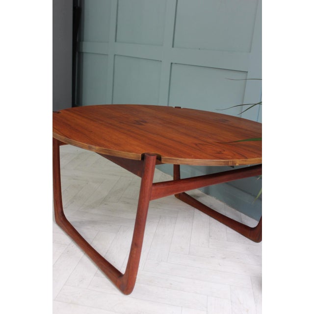 Mid-Century Teak Coffee Table by Peter Hvidt & Orla Mølgaard Nielsen for France & Søn, 1960 For Sale - Image 10 of 18
