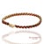 Contemporary Vintage 14k 585 Solid Yellow Gold Red Garnet Marquise Cut Tennis Bracelet For Sale - Image 3 of 13