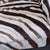 Black Italian Chaise Longue in Cowhide with Zebra Pattern, 1980s For Sale - Image 8 of 10