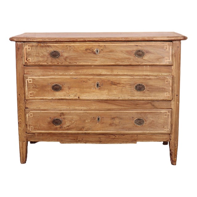 Italian Bleached Walnut Commode For Sale