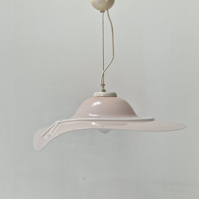 Metal Murano Cappellina Pendant Light, 1970s For Sale - Image 7 of 11