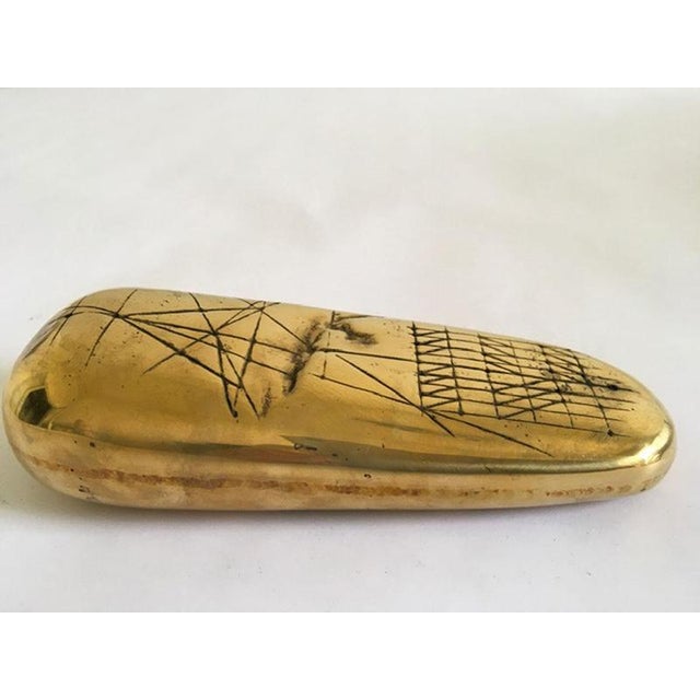 Bronze Abstract Tracce Sculpture by Walter Valentini, 1980 For Sale - Image 9 of 16