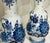 1980s Pair of Royal Goedewaagen Pair of Delft Blue & White Hand-Painted Porcelain Vases for Baker Knapp & Tubbs For Sale - Image 5 of 12