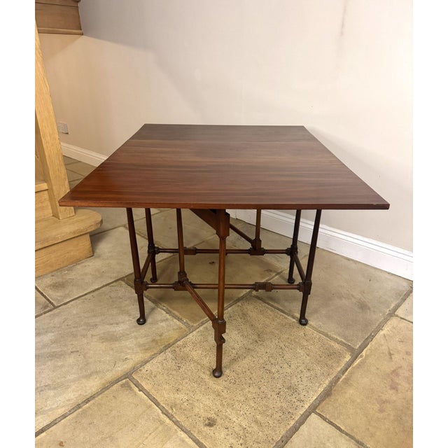 Antique Edwardian Mahogany Gateleg Table, 1900s For Sale - Image 6 of 9