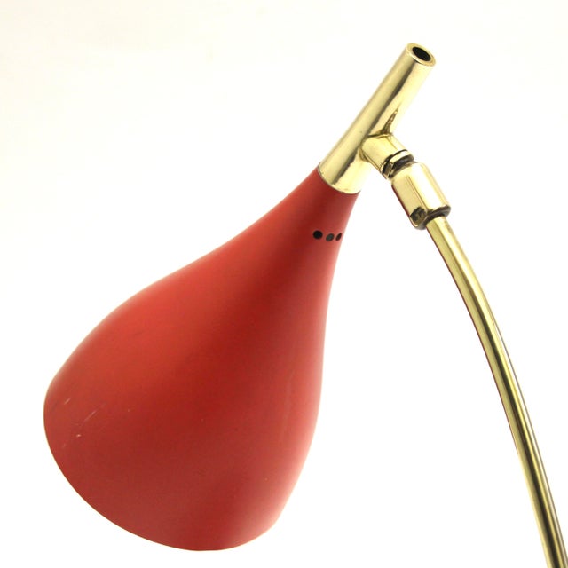 1950s Mid-Century Modern Adjustable Desk Lamp by Louis Kalff for Cosack, 1950s For Sale - Image 5 of 13