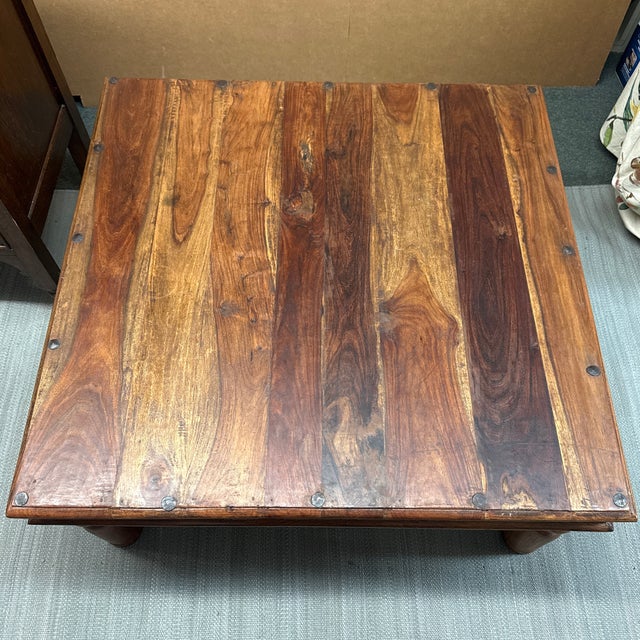 Antique Spanish Revival Coffee Table For Sale - Image 4 of 12