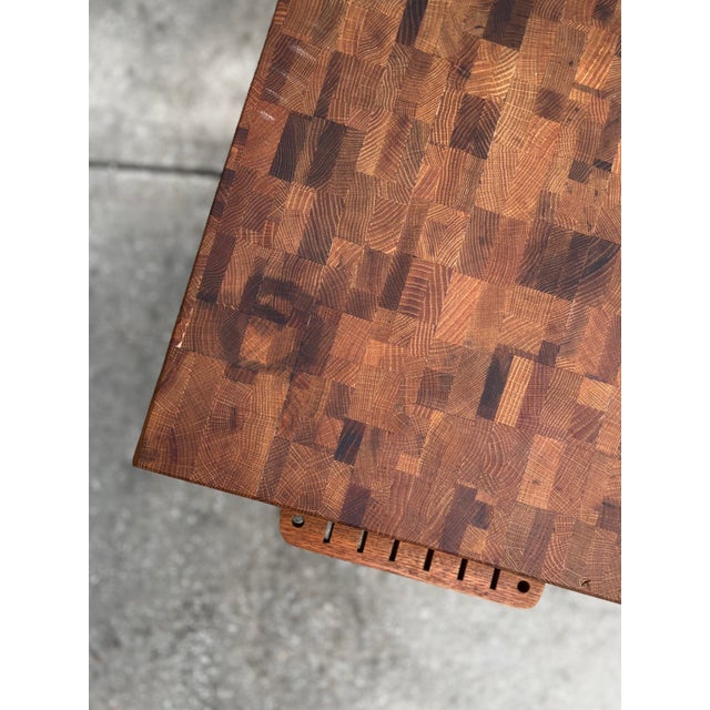 Vintage Butcher Block Island Chairish