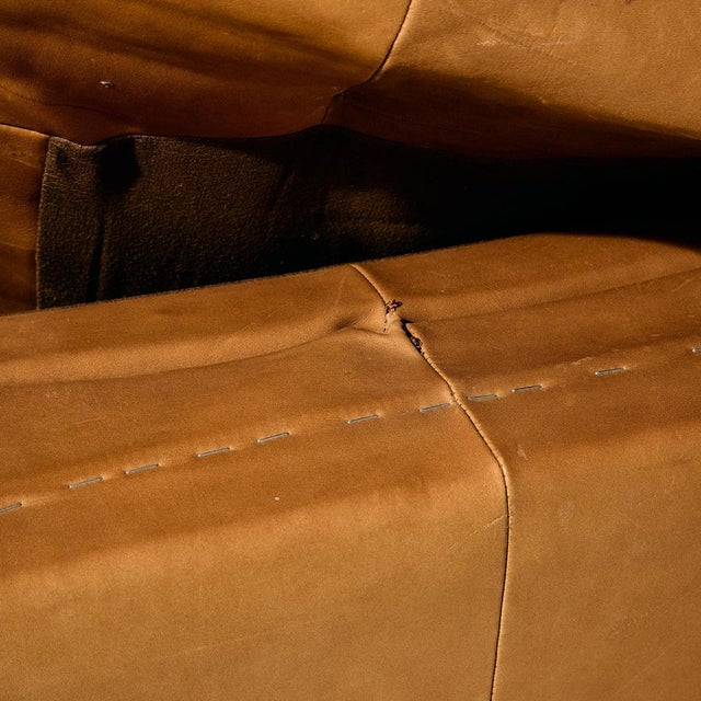 Modular Leather Sofa Set, 1970s, Set of 3 For Sale - Image 16 of 18