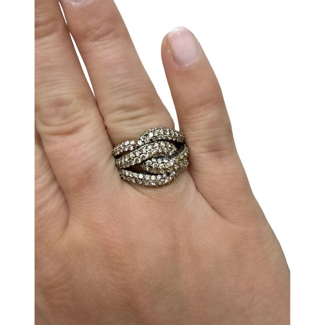 Le Vian, Champagne Diamond and Diamond Ring For Sale - Image 9 of 9