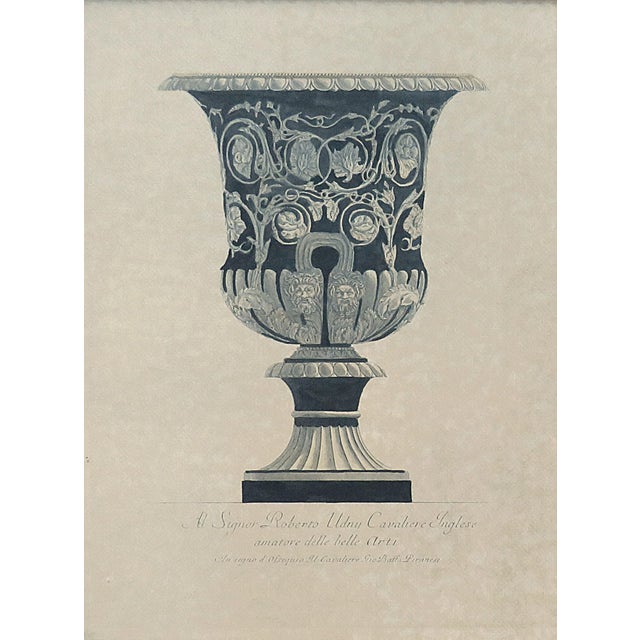 Italian Set of 4 Antique Italian Giovani Battista Piranesi Amphora Vase Etchings For Sale - Image 3 of 12