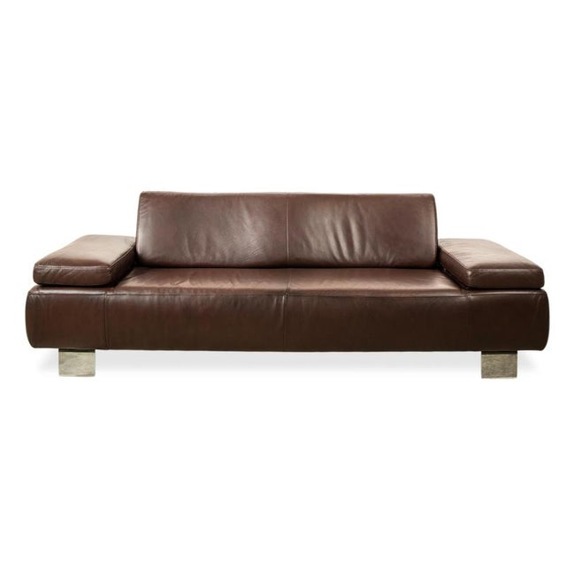 Taboo 3-Seater Sofa in Brown Leather from Willi Schillig For Sale - Image 16 of 16