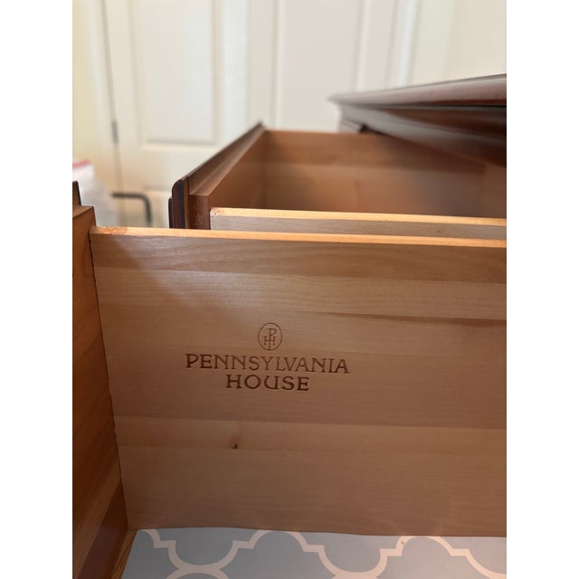 1990s Vintage Pennsylvania House Master Chest Cherry Wood For Sale - Image 5 of 7