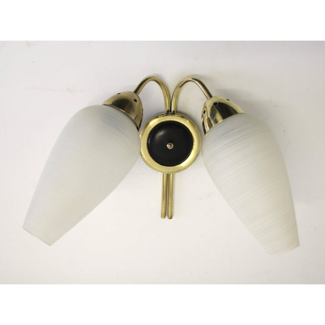 French Wall Lamp attributed to Arlus, 1950s For Sale - Image 9 of 10