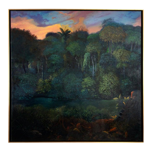 2002 Miguel Mansanet Monumental Landscape Painting, Signed