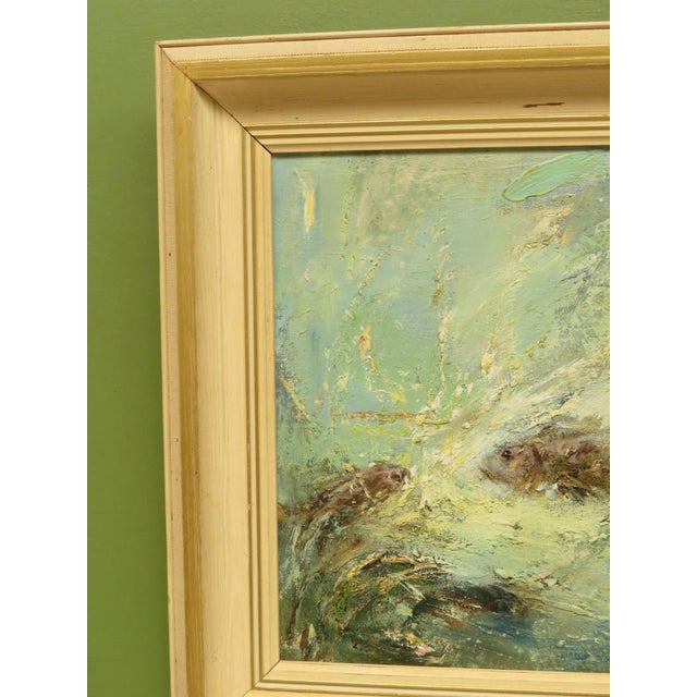 Karolyi, Fish, 1968, Oil on Board, Framed For Sale - Image 8 of 14