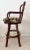 Cherry Wood Custom Swivel Bar Stool Ethan Allen Style Vintage "Mint" Condition. For Sale In Denver - Image 6 of 12