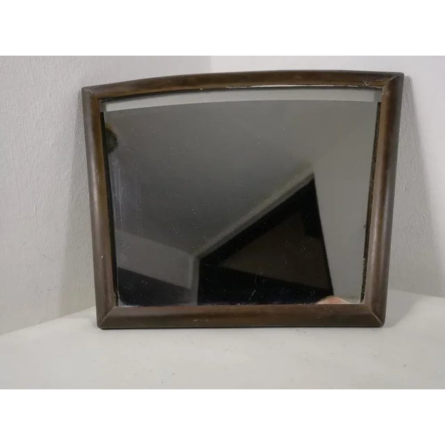 Mirror with Brass Frame and Magnifying Glass, Italy, 1950s For Sale - Image 13 of 13