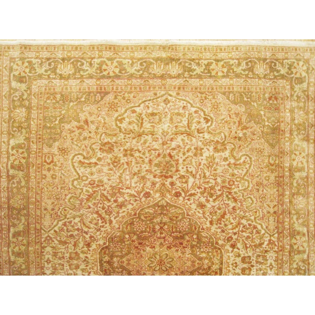 Vintage Turkish Decorative Oriental Rug in Room Size For Sale - Image 4 of 4