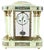Napoleon III Clock with Columns in Onyx and Enamels, 19th Century For Sale