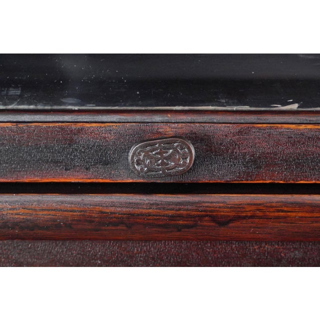 Mid 20th Century Antique Oak Globe Wernicke Barrister Bookcase For Sale - Image 5 of 15