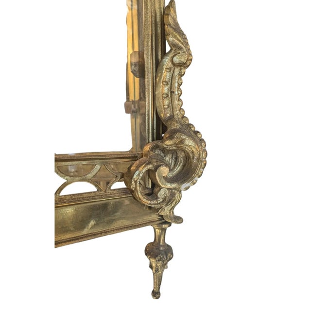 Early 20th Century Petit Trianon Style Brass Hanging Lantern For Sale In San Francisco - Image 6 of 8