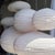 Small Japanese-Style Rattan and Natural Linen Pendant Light For Sale - Image 10 of 18