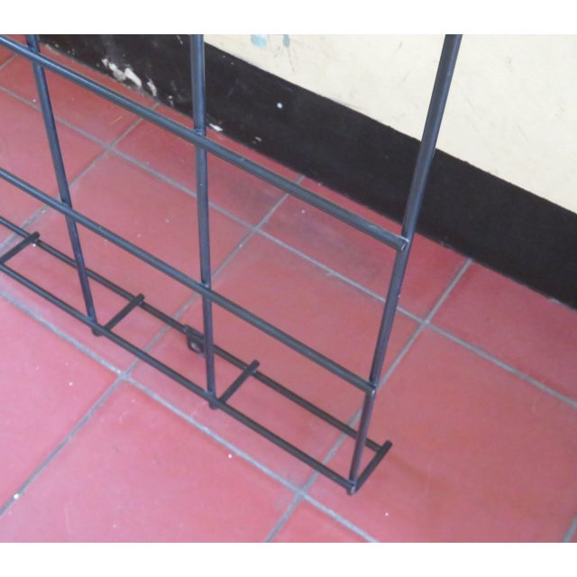 Black String Coat Rack by Karl Fichtel for Drahtwerke Erlau, 1950s For Sale - Image 18 of 18