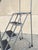 Metal Vintage Ballymore Warehouse Garage 4 Step Metal Rolling Safety Ladder W/ Rails For Sale - Image 7 of 10