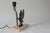 Duck Table Lamp in Bronze-Toned Metal on Travertine Base, 1970s For Sale - Image 4 of 9