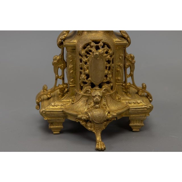 French Neoclassical Bronze Candelabras, 1920s, Set of 2 For Sale - Image 13 of 18