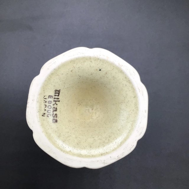 Ceramic Mikasa Whole Wheat Pattern Stoneware Goblets for Hot or Cold Liquids - Set of 4 For Sale - Image 7 of 12