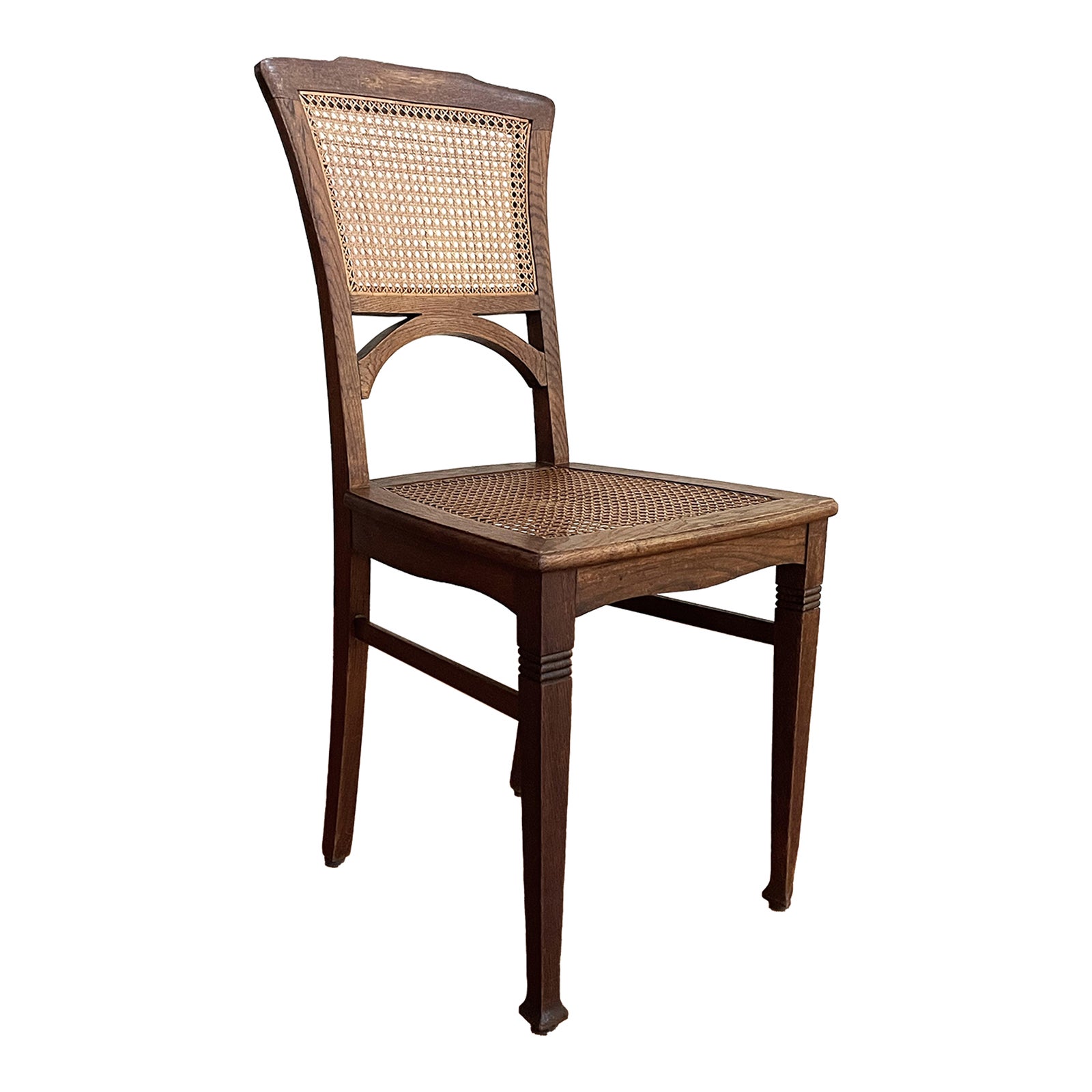 Empire Style Hand Caned Chair Chairish