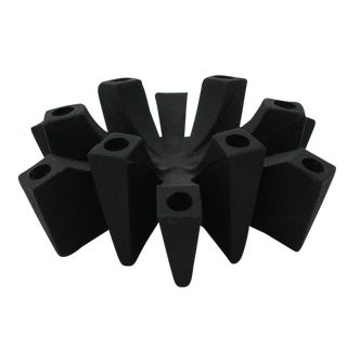 Mid-Century Cast Iron Candle Holder For Sale