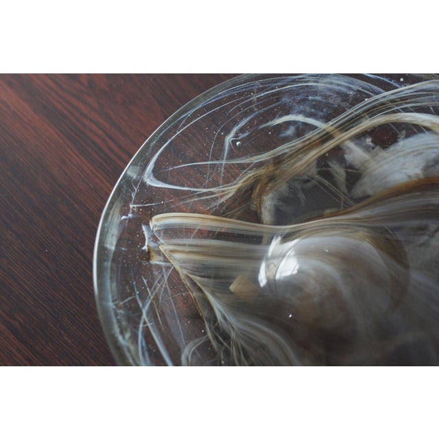 Glass Danish Glass Model 868 Bowl by Michael Bang for Holmegaard, 1970s For Sale - Image 7 of 8