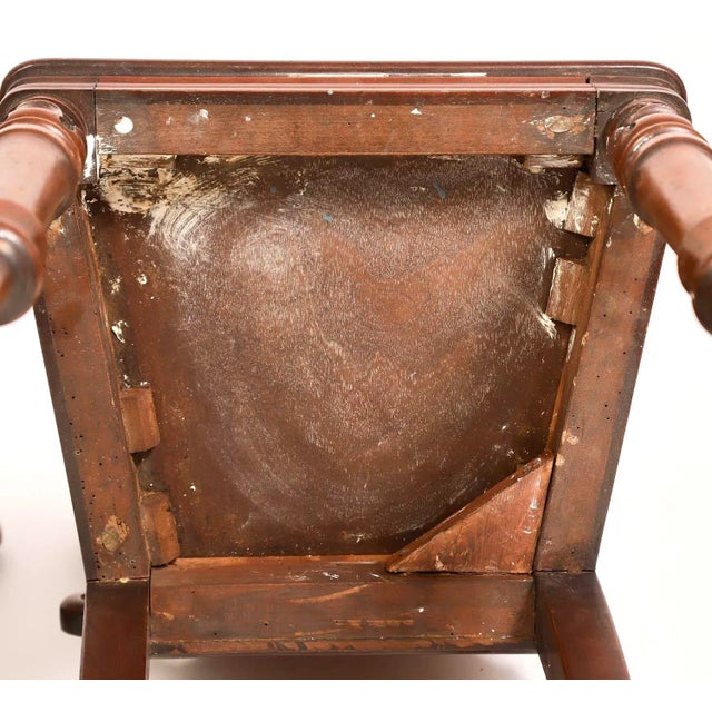 Pair of William IV Carved Mahogany Hall Chairs For Sale - Image 9 of 11