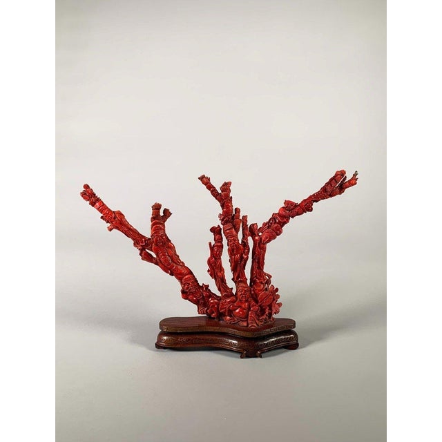 Large Coral Sculpture, China, Early 20th Century For Sale