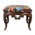 Rococo Rococo Carved Walnut Floral Needlepoint Footstool C1880 For Sale - Image 3 of 13