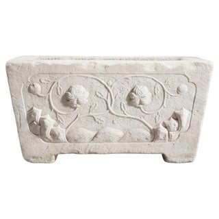 Marble Floral Planter For Sale