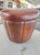 Mid 20th Century Mid 20th Century Brown Leather Drum Shape Low Stool or Foot Rest For Sale - Image 5 of 6