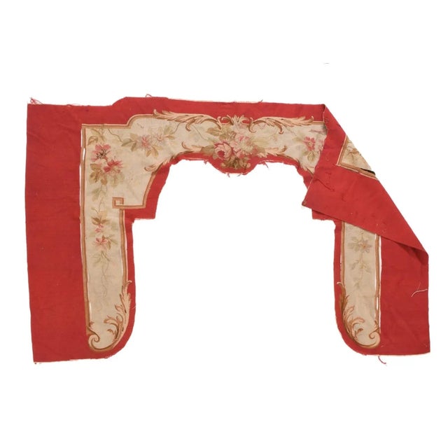 Antique Aubusson Door Hanging 4'4'' x 6'10''.