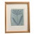 2025 Melina Thompson Botanical Tonal Blue Abstract Painting, Framed For Sale